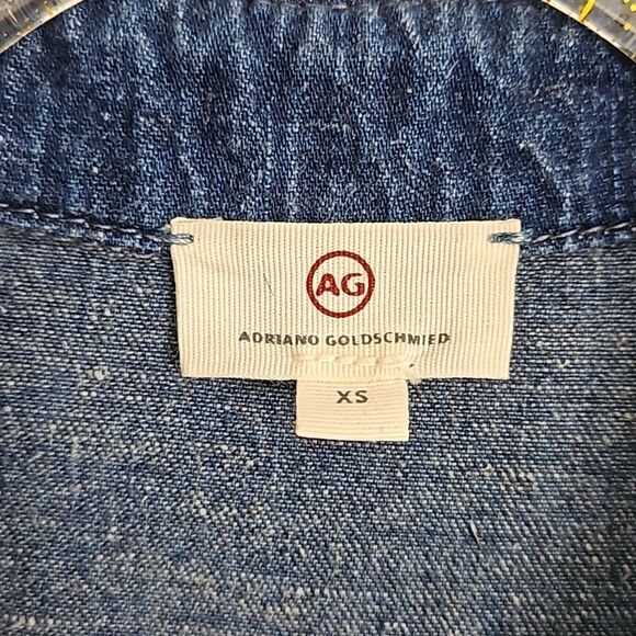 AG Adriano Goldschmeid “The Rhoda” Utility Romper XS Jean Short sleeve - Picture 2 of 16
